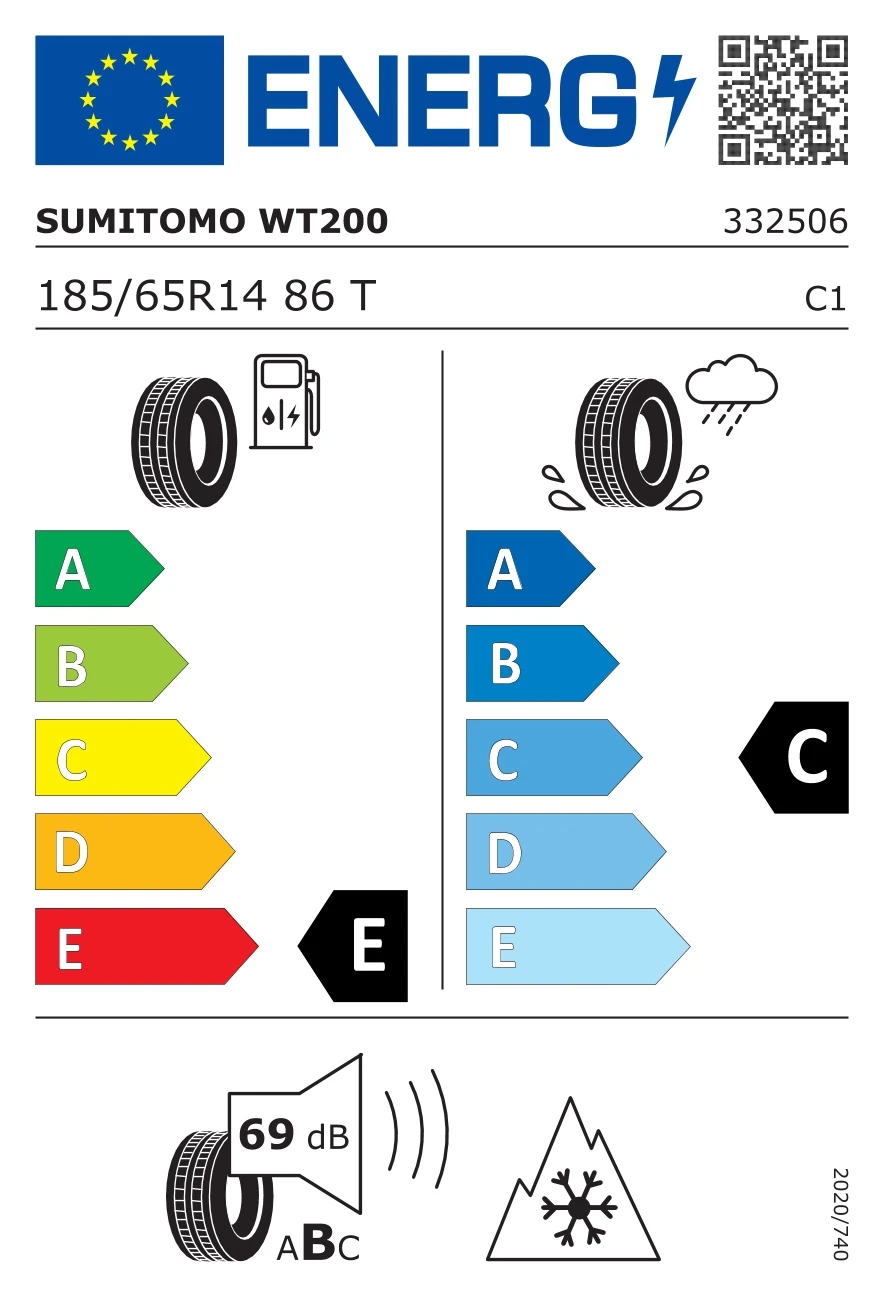 165/65R15 opona SUMITOMO WT200 81T